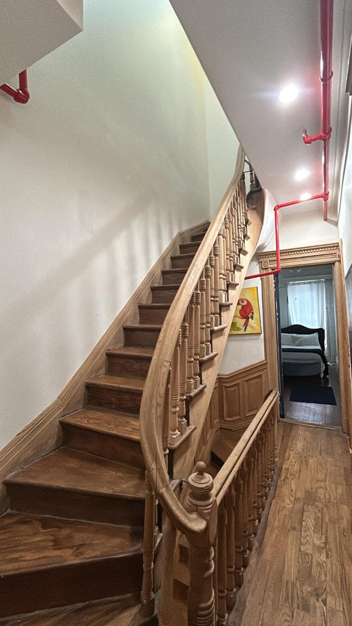 Harlem Brownstone Apartment New York Bagian luar foto